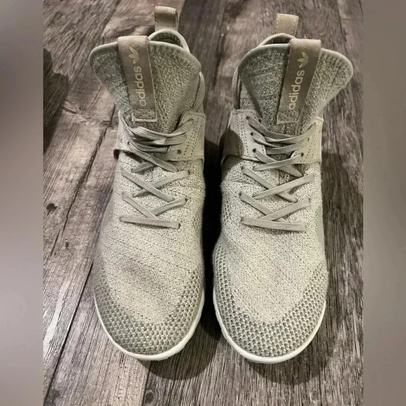 Adidas Tubular X Primeknit Sesame Wool men’s 8.5 running athletic streetwear - Picture 1 of 7